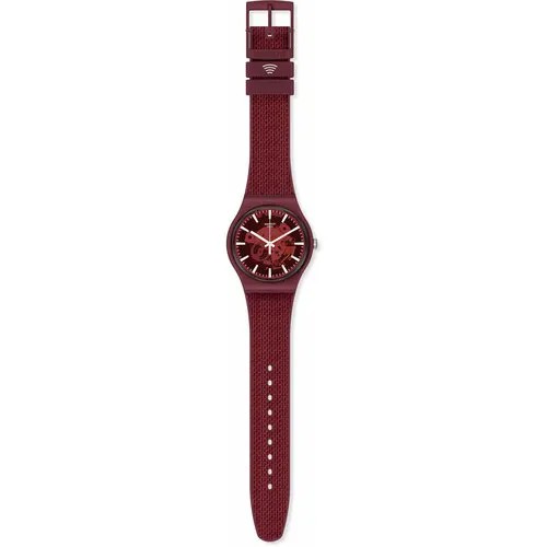 Наручные часы swatch, бордовый