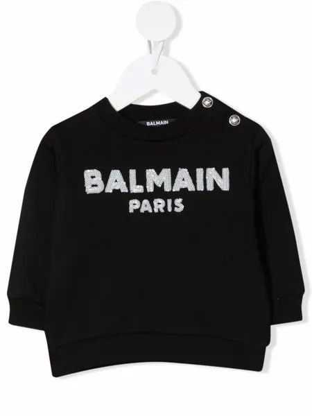 Balmain Kids толстовка с логотипом