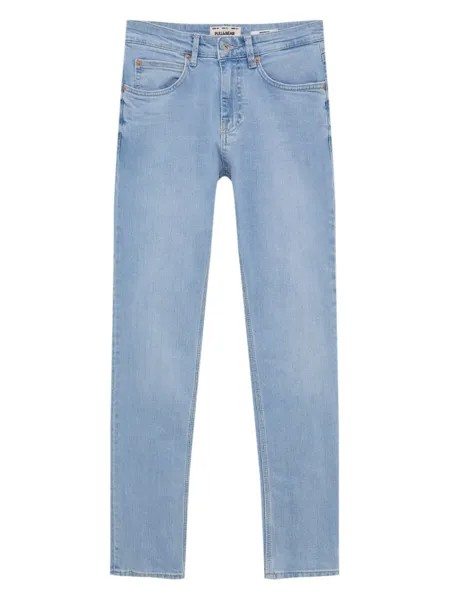 Джинсы скинни Pull&Bear, светло-синий