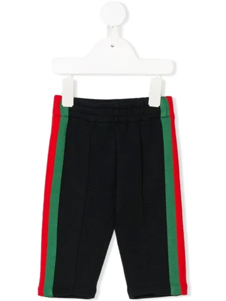 Gucci Kids спортивные брюки с полосками по бокам