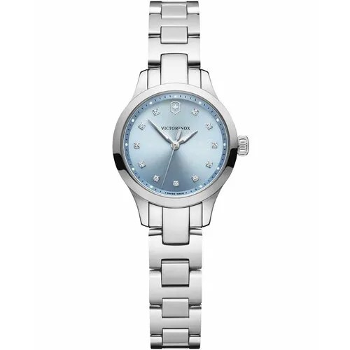 Наручные часы VICTORINOX 241916, серебряный, голубой