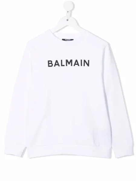 Balmain Kids толстовка с логотипом