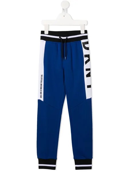 Dkny Kids спортивные брюки с логотипом