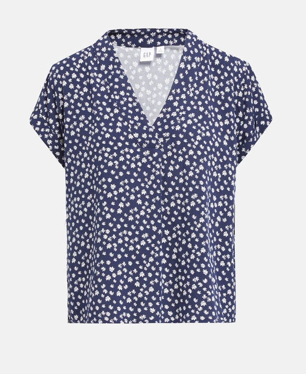Рубашка блузка Gap, темно-синий