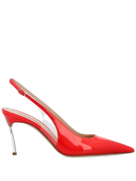 Casadei туфли Superblade с ремешком на пятке, красный