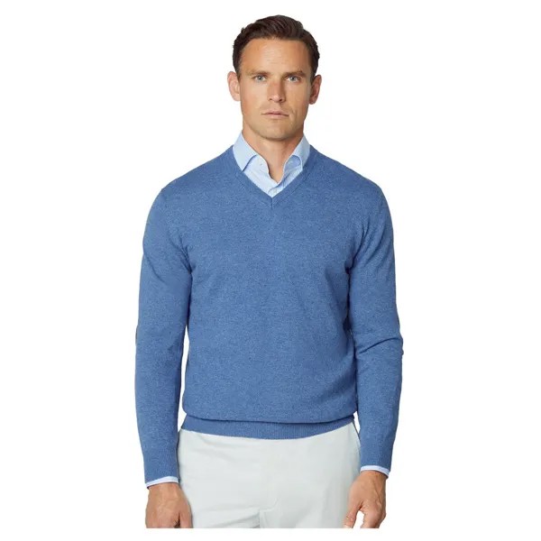 Свитер Hackett Merino V Neck, синий