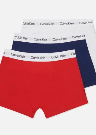 Комплект мужских трусов Calvin Klein Underwear 3-Pack Trunk Brief, цвет комбинированный, размер M