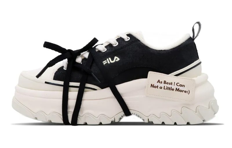 Кроссовки FILA Lava Lifestyle Shoes Women's Low-top Beige/Black, бежевый/черный