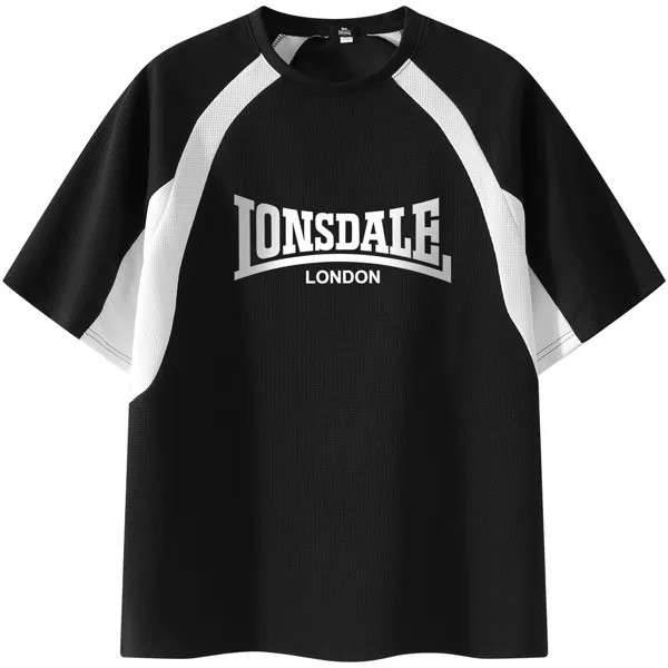 LONSDALE Футболка унисекс, цвет Black