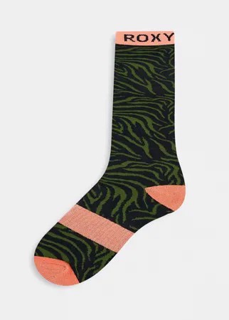 Зеленые носки Roxy Misty-Зеленый цвет