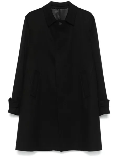 Lardini пальто из вирджинской шерсти, черный
