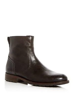 BELSTAFF Мужские черные кожаные ботинки Comfort Atwell с круглым носком на блочном каблуке 44,5