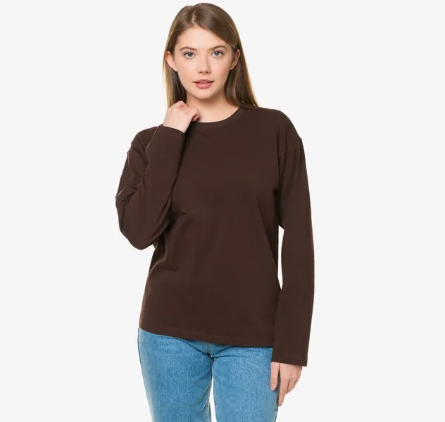 Свитшот женский Marmalato 1089-002 коричневый L