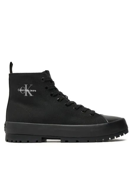 Кеды Calvin Klein Jeans Lugged Hybrid High Laceup Mtr, черный