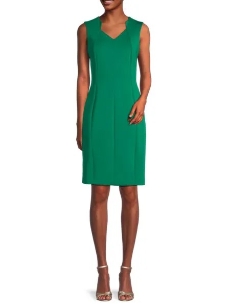 Платье-футляр в форме сердца Calvin Klein, цвет Meadow