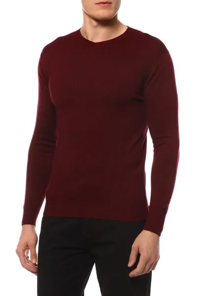 Джемпер мужской La Biali 603/219-17 (БОРДОВЫЙ) красный 3XL