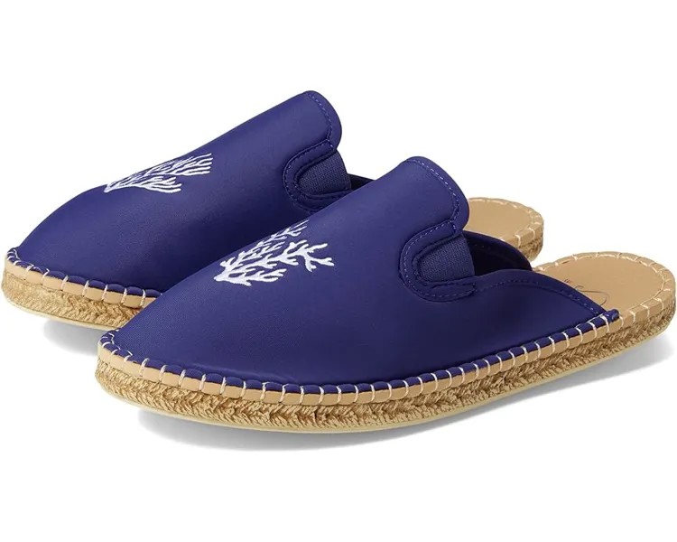 Лоферы Sea Star Beachwear Harbourside Mule Water Shoe, цвет Navy Coral Embroidery