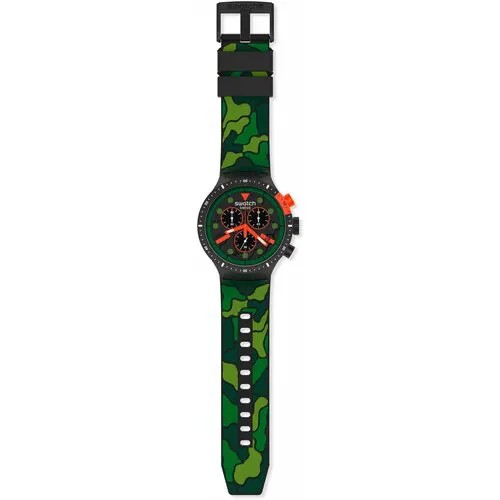 Наручные часы swatch Наручные часы SWATCH ESCAPEJUNGLE SB02B409 кварцевые