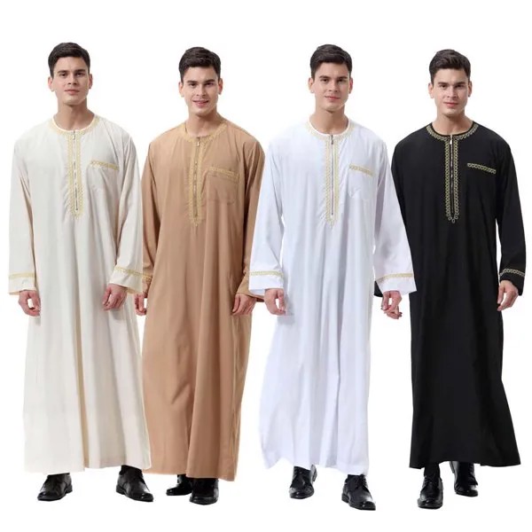 Мужской Халат Рамадан мусульманский для мужчин средний восток Арабская одежда молодежная одежда индийский кафтан для мужчин весна лето 2022 ...
