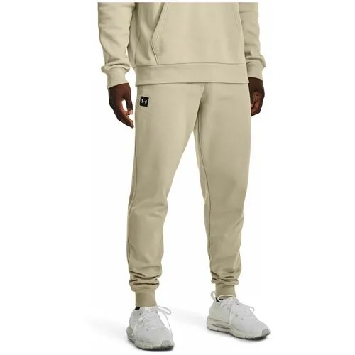 Брюки спортивные Under Armour Rival Fleece Joggers, размер M, бежевый