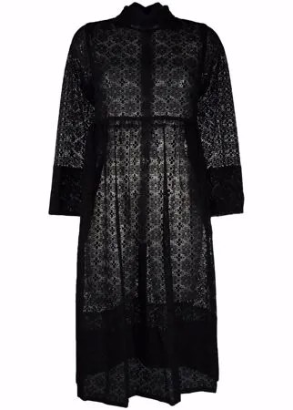Comme Des Garçons Tricot платье с цветочным принтом
