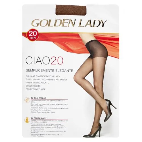 Колготки Golden Lady Ciao 20 den, размер 5-XL, visone (бежевый)