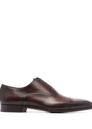 Magnanni оксфорды Caoba с эффектом потертости