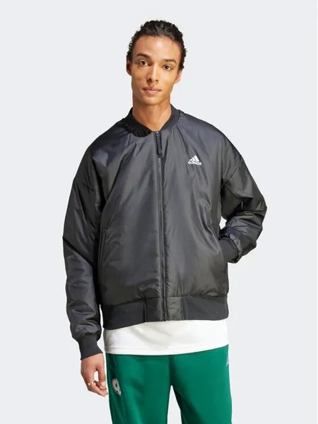 Бомбер стандартного кроя Adidas, черный