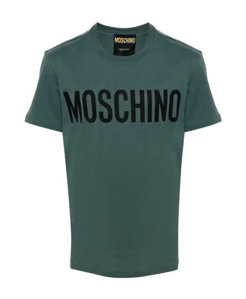 Футболка и поло с логотипом Moschino, зеленый