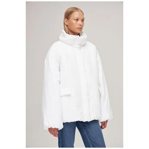 Куртка  STUDIO 29 демисезонная, укороченная, утепленная, размер XS (42), белый
