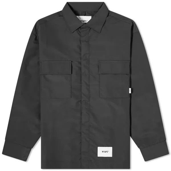 Рубашка Wtaps 08 Nylon Overshirt, черный