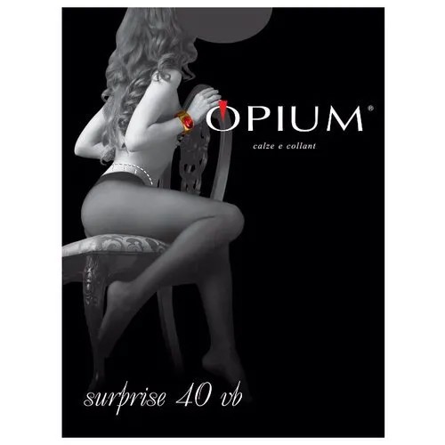 Колготки Opium Surprise 40 den, размер 4-L, fumo (серый)