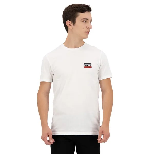 Футболка Levi's Crew Neck Graphic T-Shirt 2 Units, белый