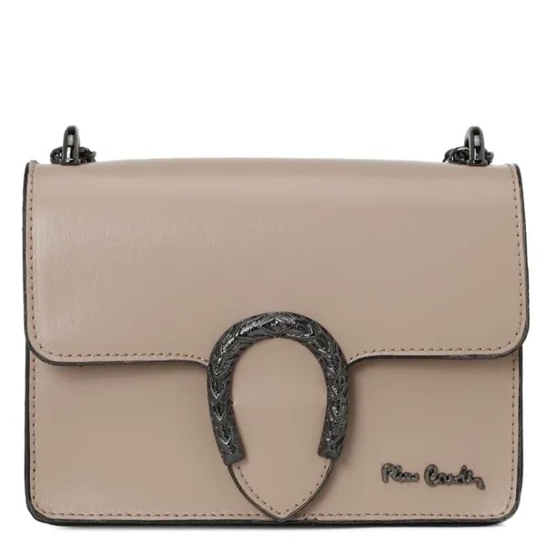 Сумка женская Pierre Cardin 1924 BOX розово-бежевый, 15х20х6 см