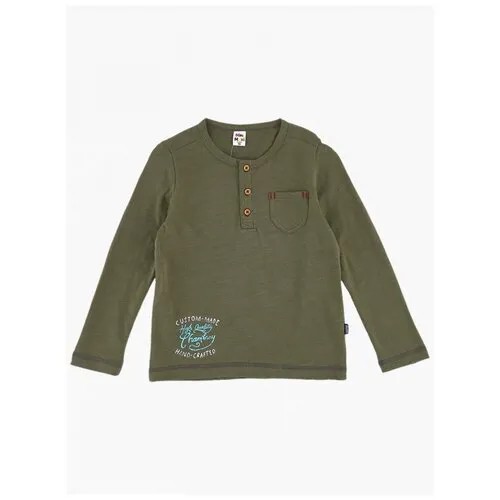 Лонгслив Mini Maxi, размер 80, хаки