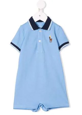 Ralph Lauren Kids комбинезон с воротником-поло