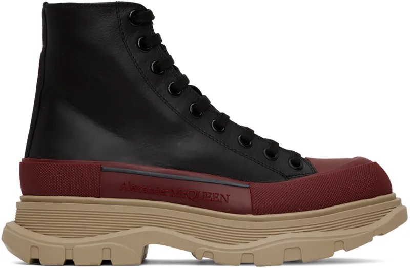 Черные высокие кеды Tread Slick Alexander McQueen