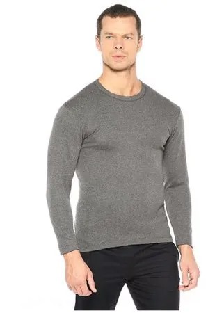 Лонгслив X-File T-Shirt FABIO, grigio scuro melange (серый), 2-S