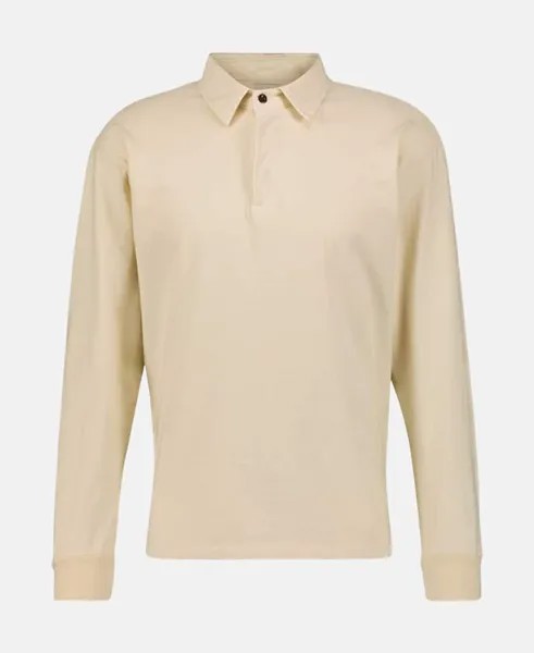 Рубашка-поло с длинными рукавами Les Tien, песочный