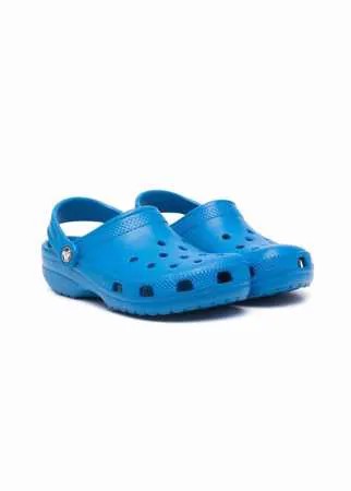 Crocs кроксы с ремешком на пятке и перфорацией