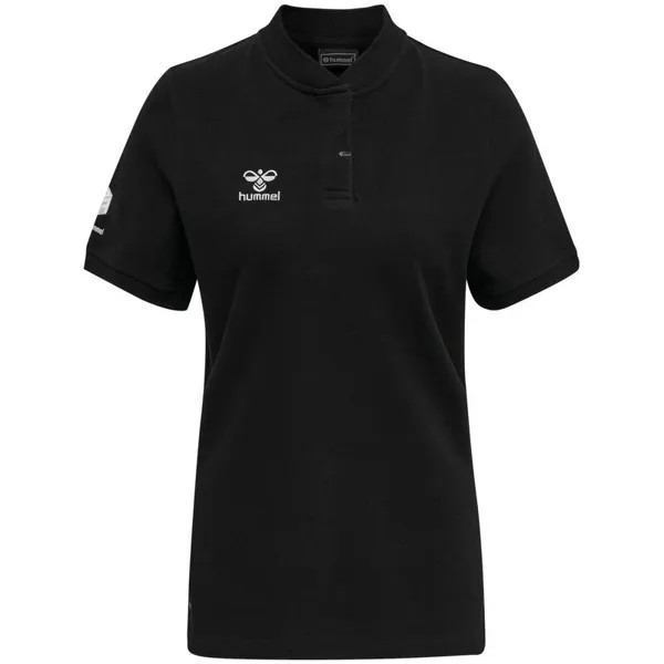 Женская рубашка-поло для мультиспорта Hmlmove Grid Polo HUMMEL, цвет schwarz