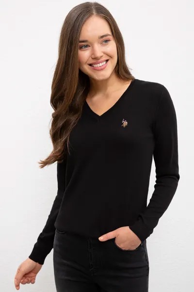 Пуловер женский U.S. POLO Assn. черный