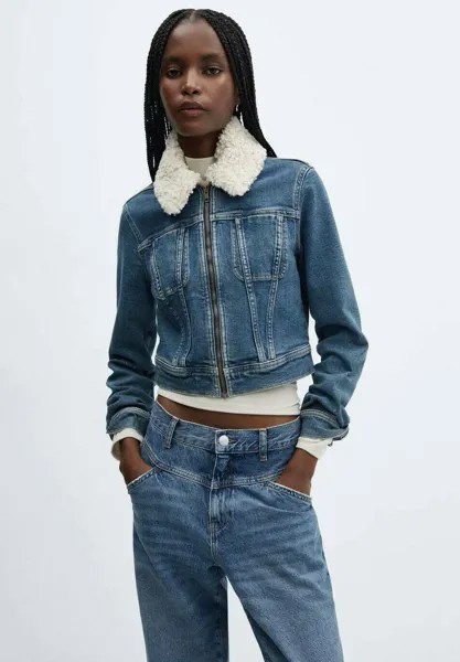 Джинсовая куртка Gio Mango, цвет medium vintage blue