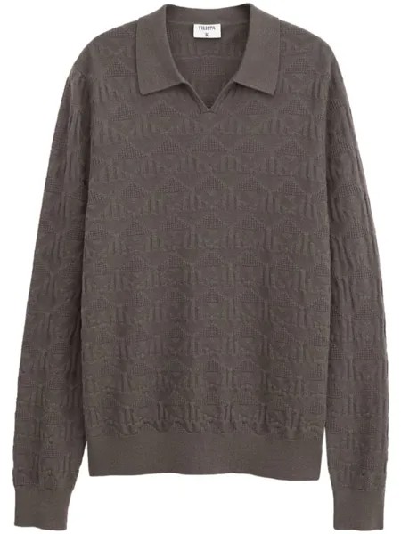 Filippa K свитер из переработанной шерсти, зеленый