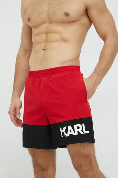 Плавки Karl Lagerfeld, красный