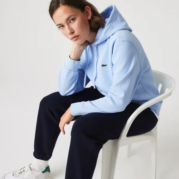 Женское худи Lacoste Loose fit с  карманом-кенгуру