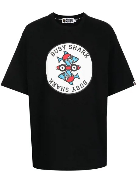 A BATHING APE® logo-print cotton T-Shirt