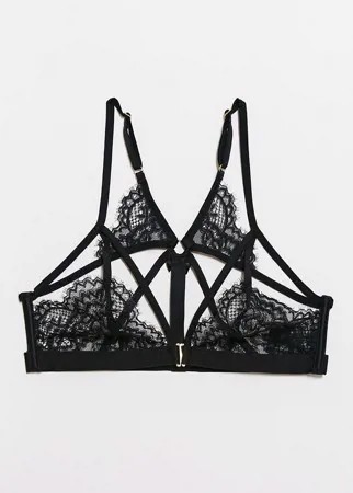 Черный кружевной бралетт Hunkemoller-Черный цвет