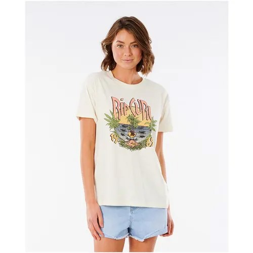Футболка Rip Curl NORTH SHORE TEE, цвет 3021 BONE, размер S