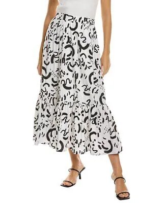 Женская макси-юбка T Tahari с рюшами и подолом
